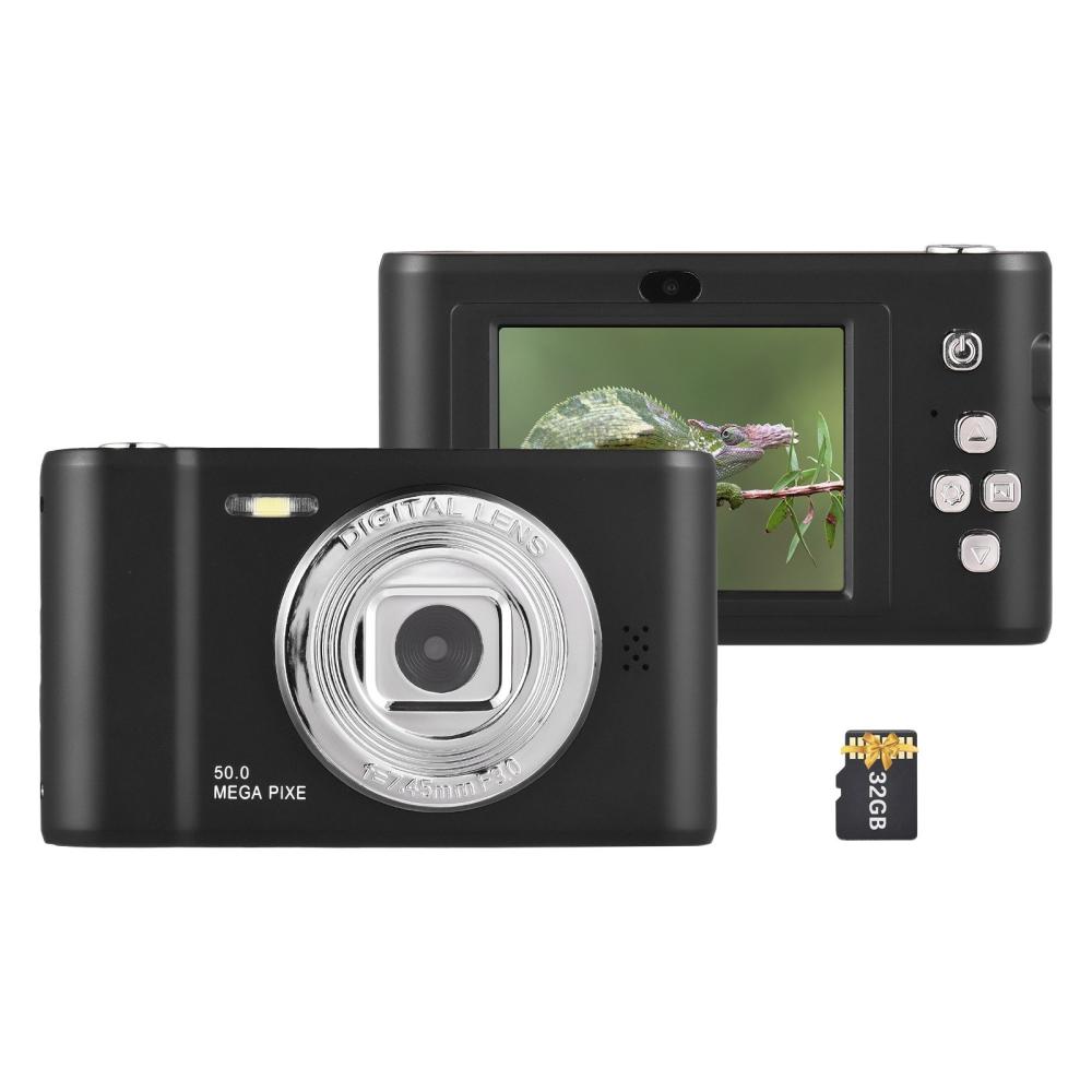 1080P Digital Camera Digital Video Camera with 32GB TF Card Black |   Digital Cameras Cameras & Camcorders Black