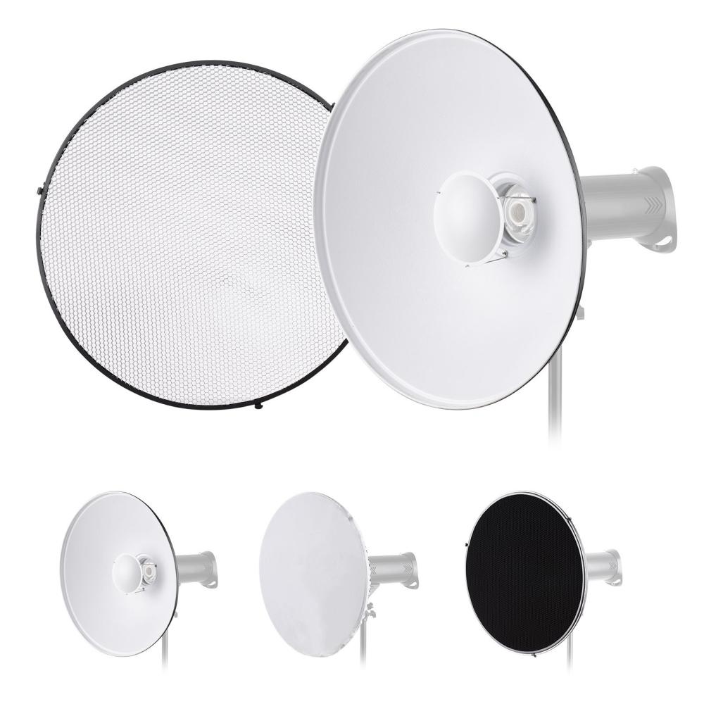 22 Inch Beauty Dish Studio Photography Reflector Diffuser White |   Flash Diffusers Flash Diffusers Flash Diffusers