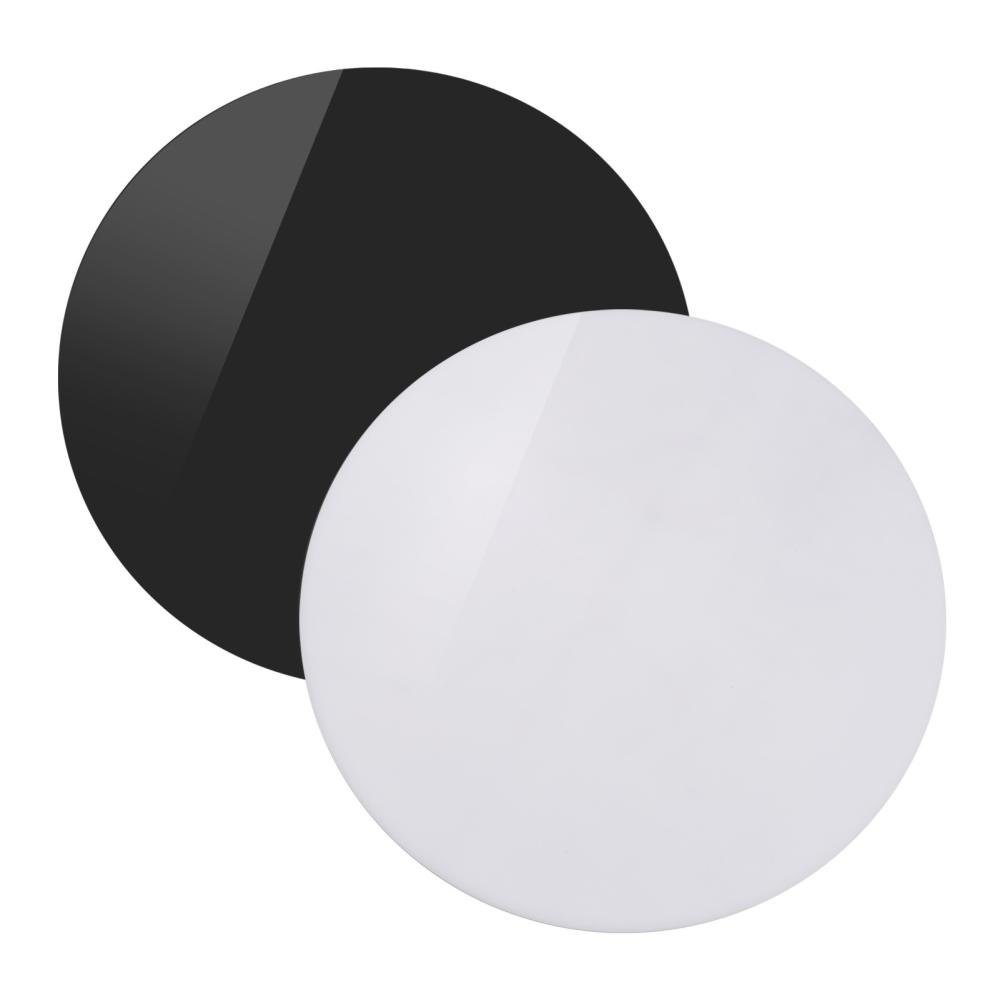 30X30cm Round Acrylic Sheet Reflection Board Photography Background Boards for Product Jewelry Watches Still Life Photography Black + White |   Other Camera Accessories Cameras & Camcorders Black + White