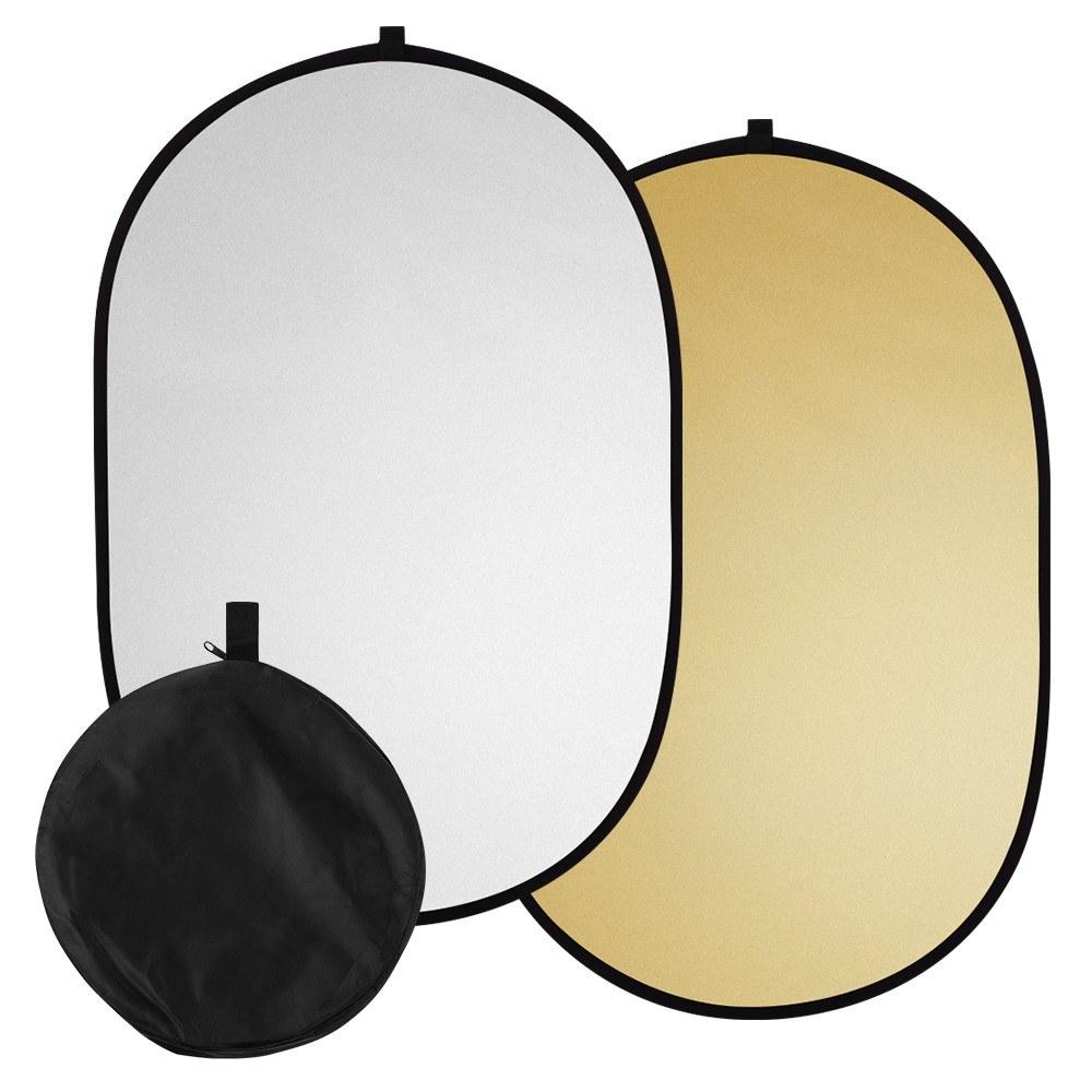 60 * 90cm/ 24 * 35inch Photography Light Reflector 2-in-1(Silver, Gold) Collapsible Portable Silver, Gold 2-In-1 |   Reflectors & Accessories Reflectors & Accessories Reflectors & Accessories