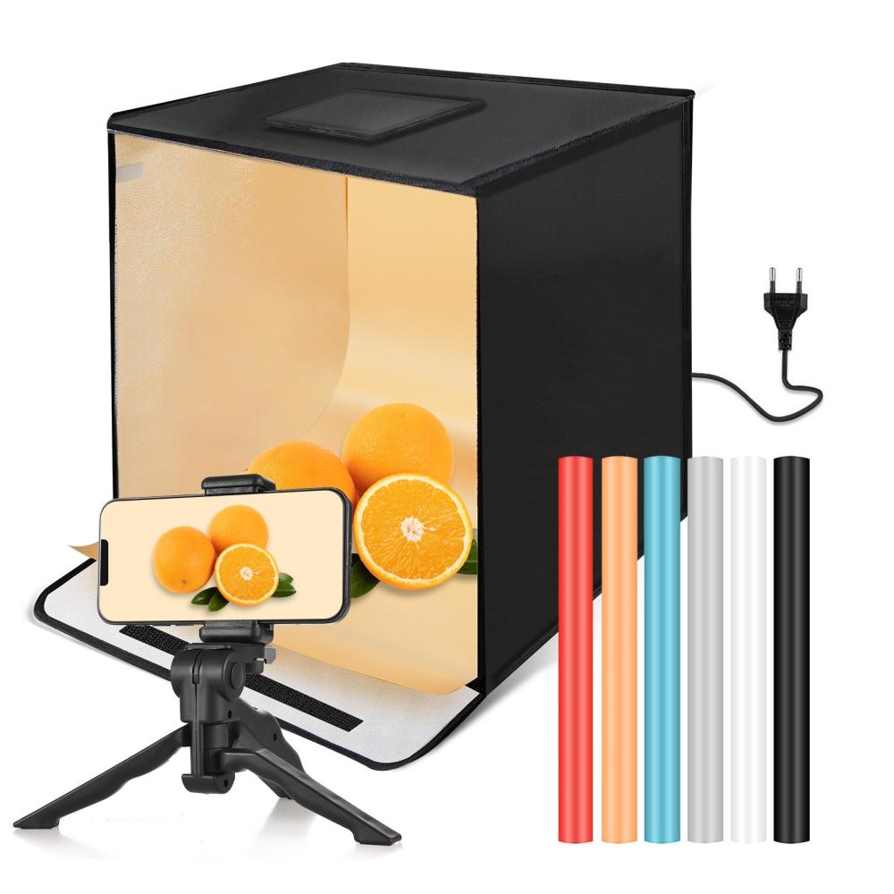 60x60x60cm Foldable LED Light Tent Desktop Photo Studio Light Box Softbox  |   Soft Boxes Soft Boxes Soft Boxes