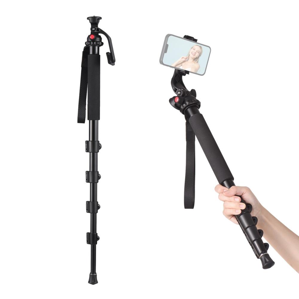 Andoer 4 Section Monopod Aluminum Alloy Camera Monopod  |   Monopods & Support Monopods & Support Monopods & Support