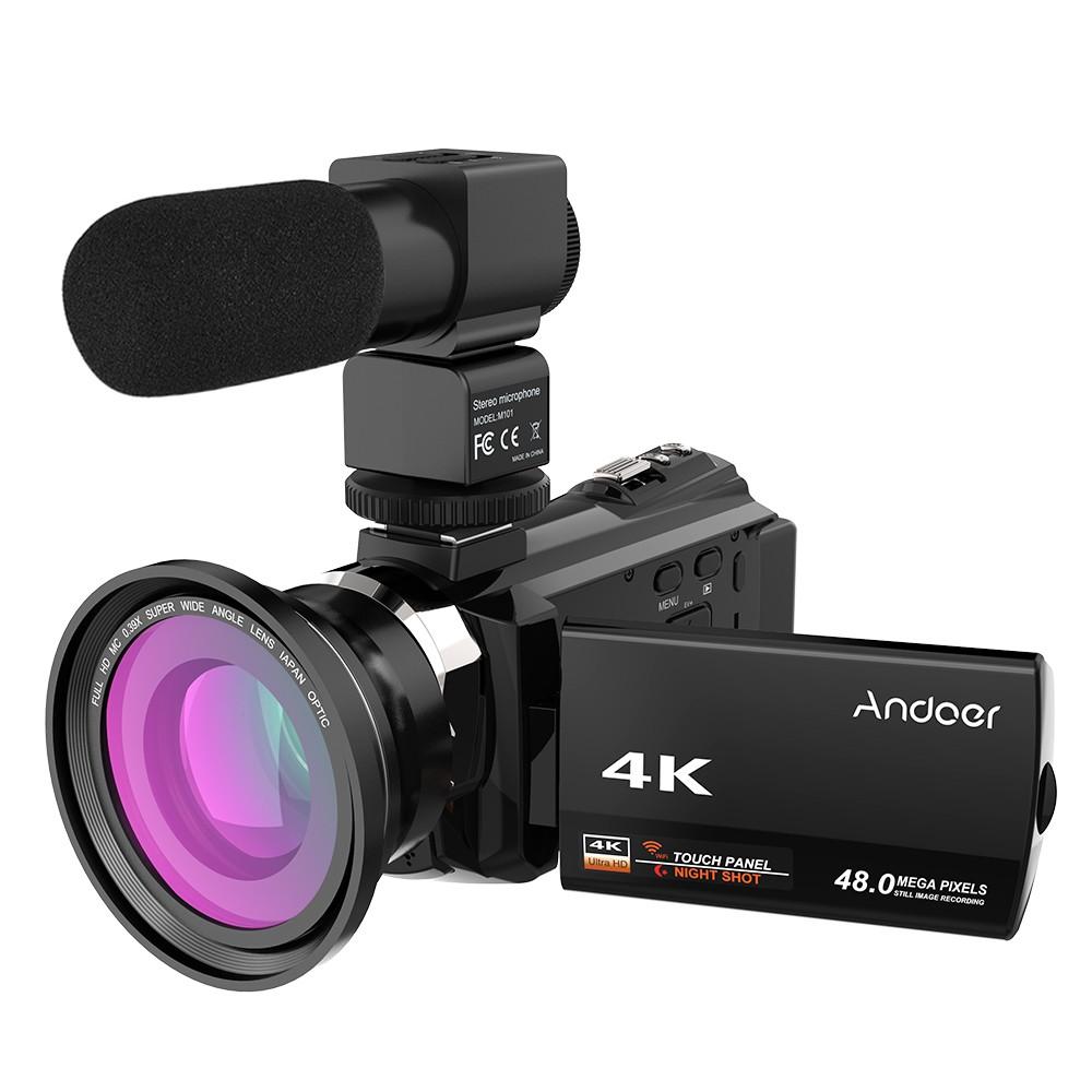 Andoer 4K 1080P 48MP WiFi Digital Video Camera Camcorder  |   Digital Camcorders Cameras & Camcorders Digital Camcorders