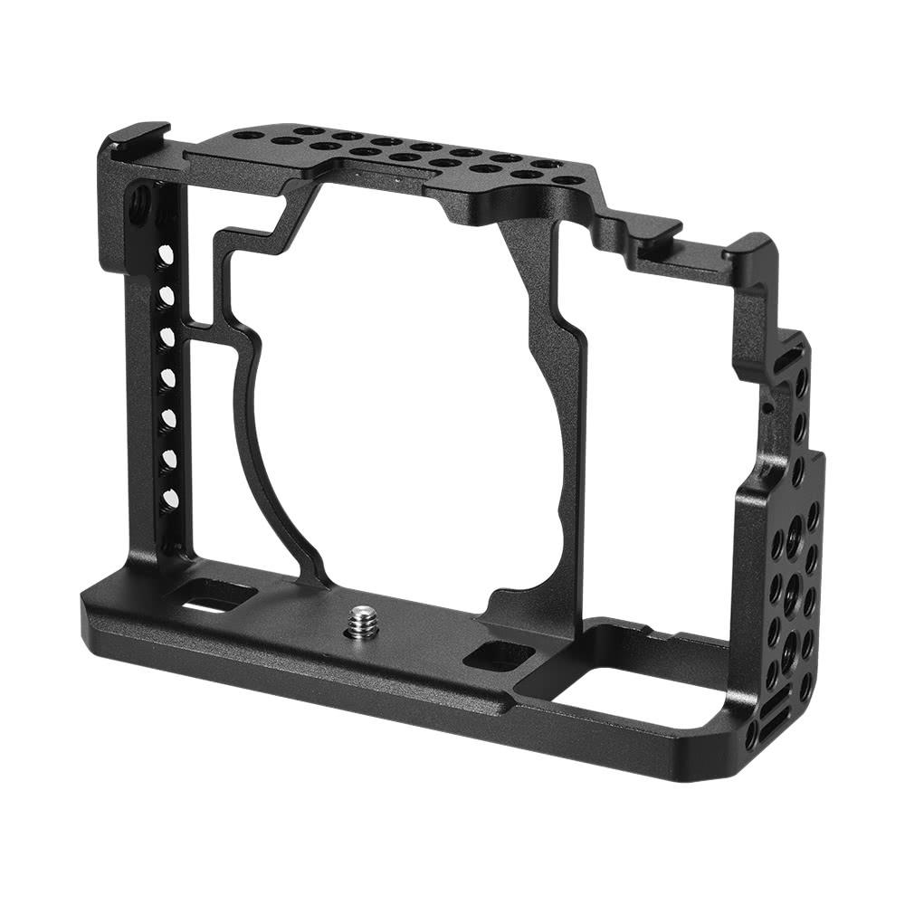 Andoer Aluminum Alloy Camera Cage + Top Handle + 15mm Rod Baseplate Kit  |   Camera Cages Camera Cages Camera Cages