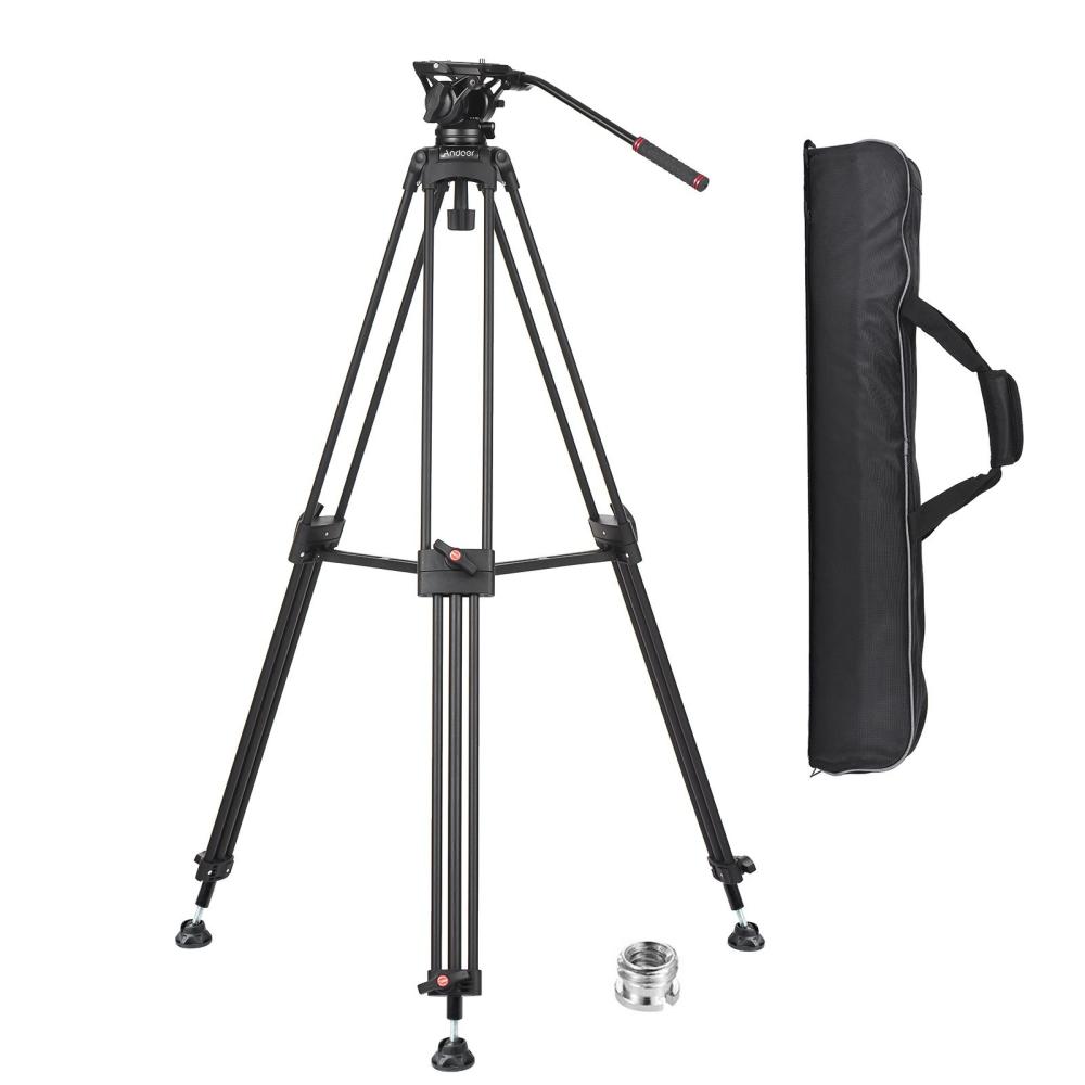 Andoer D1801 Professional Photography Tripod Stand Black |   Tripods Tripods Black