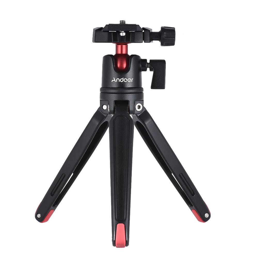 Andoer Mini Handheld Travel Tabletop Tripod Stand  |   Tripods Tripods Tripods