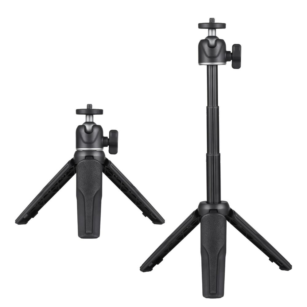 Andoer MT-08 Mini Extendable Desktop Tripod Handheld Photography Bracket Black |   Tripods Tripods Black