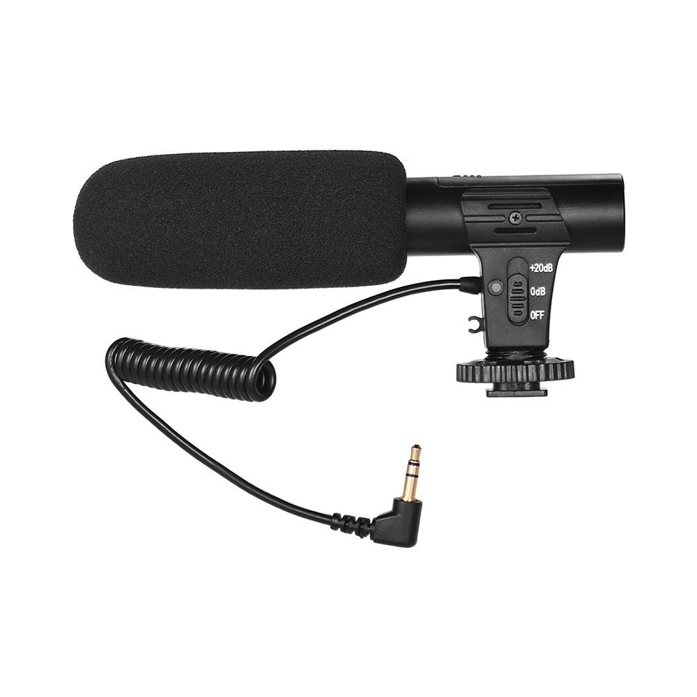 Camera Video Recording Microphone Super-Cardioid Pickup Black |   Video Monitors Video Monitors Black