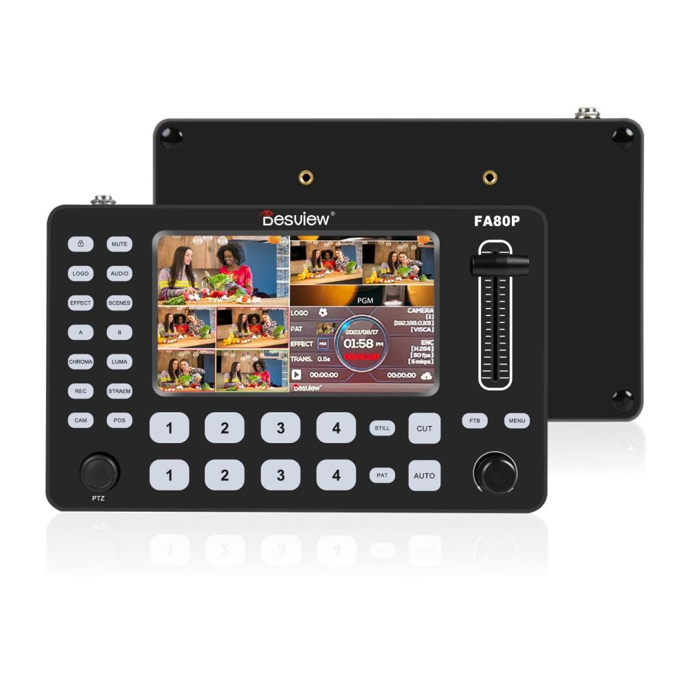 Destview FA80P Multi Format Video Mixer Switcher with 5 Inch LCD Screen  |   Studio Equipment Kit Studio Equipment Kit Studio Equipment Kit