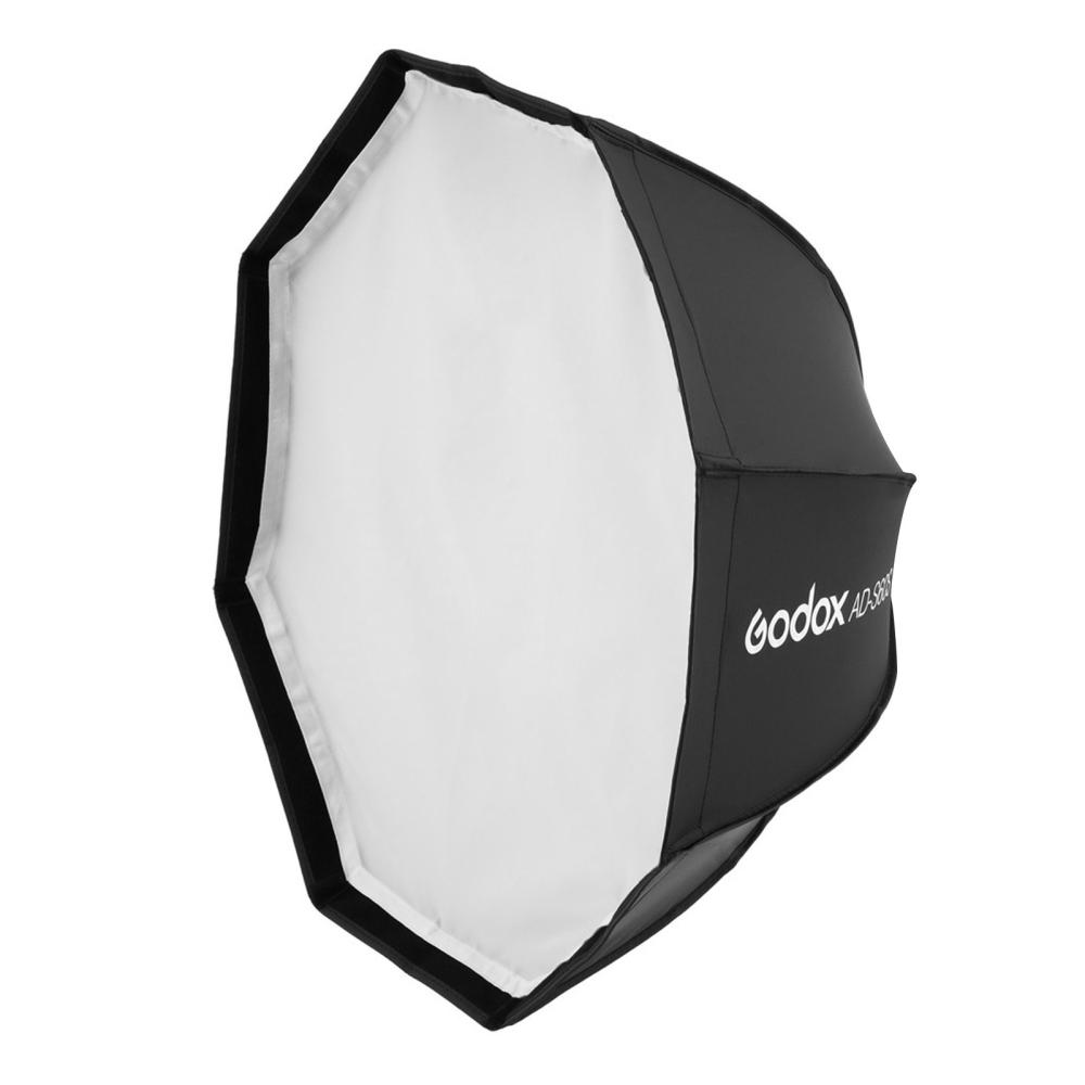 Godox AD-S60S 23.6in/60cm Octagonal Studio Softbox Speedlite Speedlight Diffuser Godox Mount Black |   Soft Boxes Soft Boxes Black