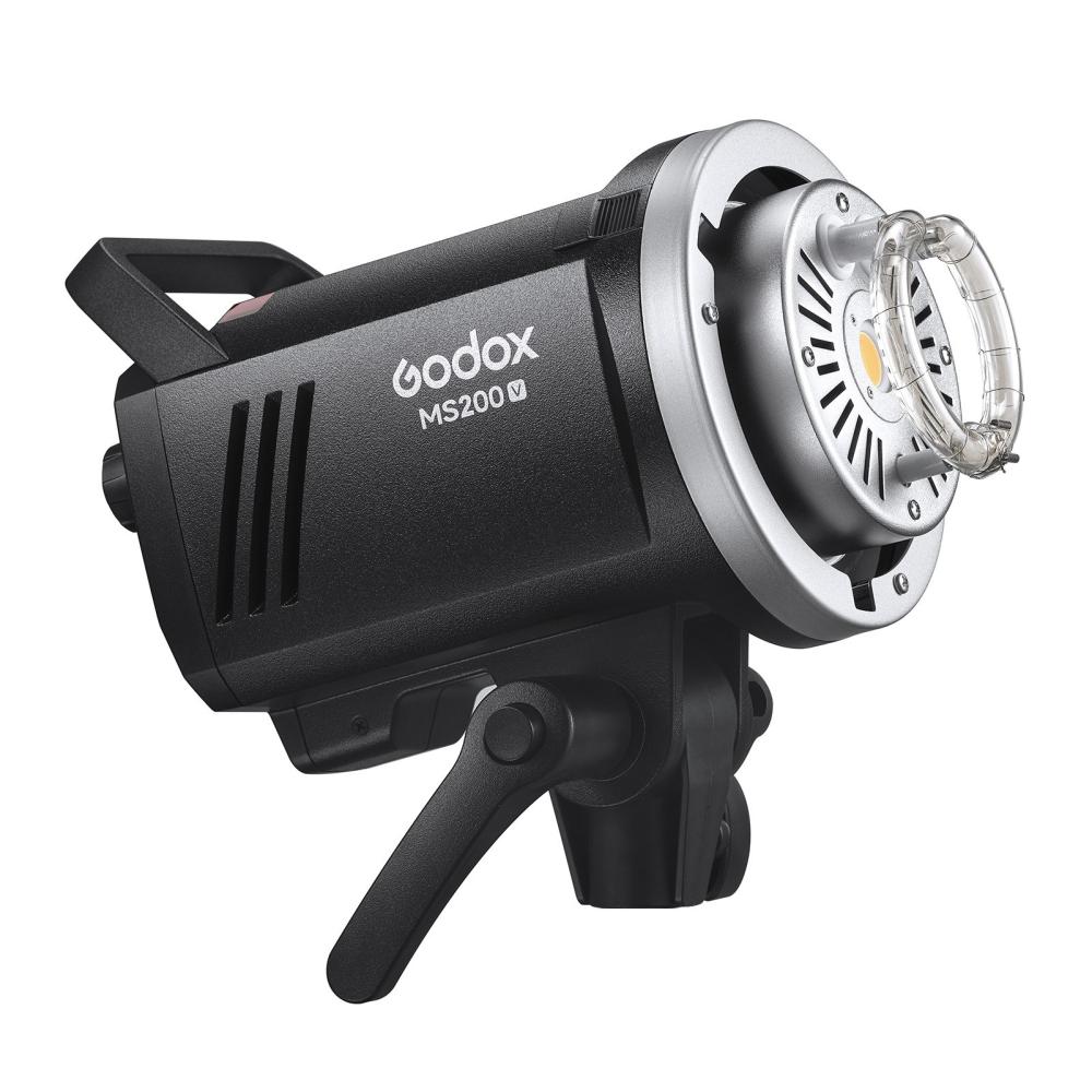 Godox MS200-V Upgraded Studio Flash Light with 10W LED Modeling Lamp Bowens Mount Black |   Flashes Flashes Black