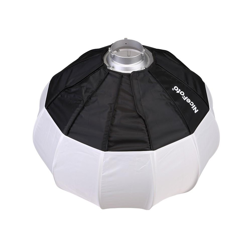 NiceFoto 50cm/20inch Foldable Lantern Style Softbox Ball Shape Soft Box Black |   Soft Boxes Soft Boxes Black