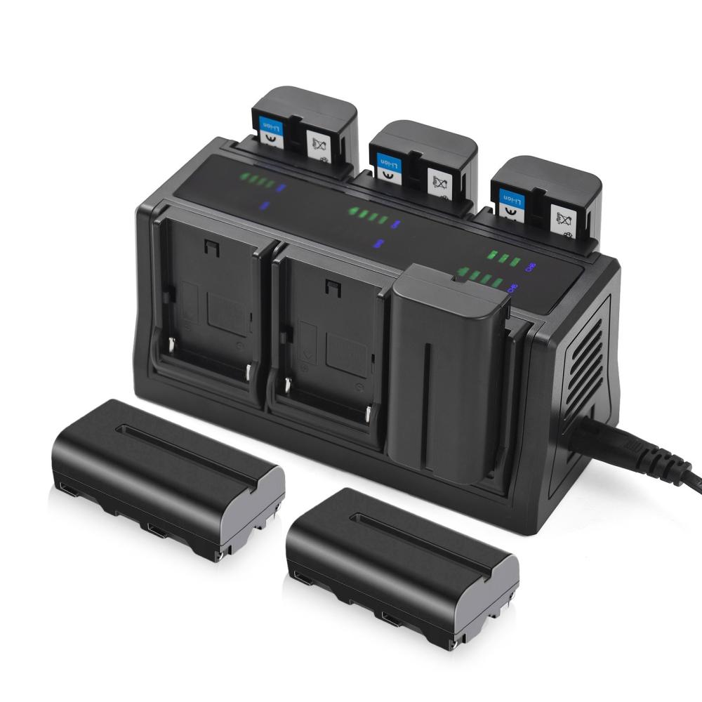 NP-F550 Battery Charger 6-Slot Charger with LED Indicators Detachable Charging Base  |   Batteries & Power Supplies Batteries & Power Supplies Batteries & Power Supplies