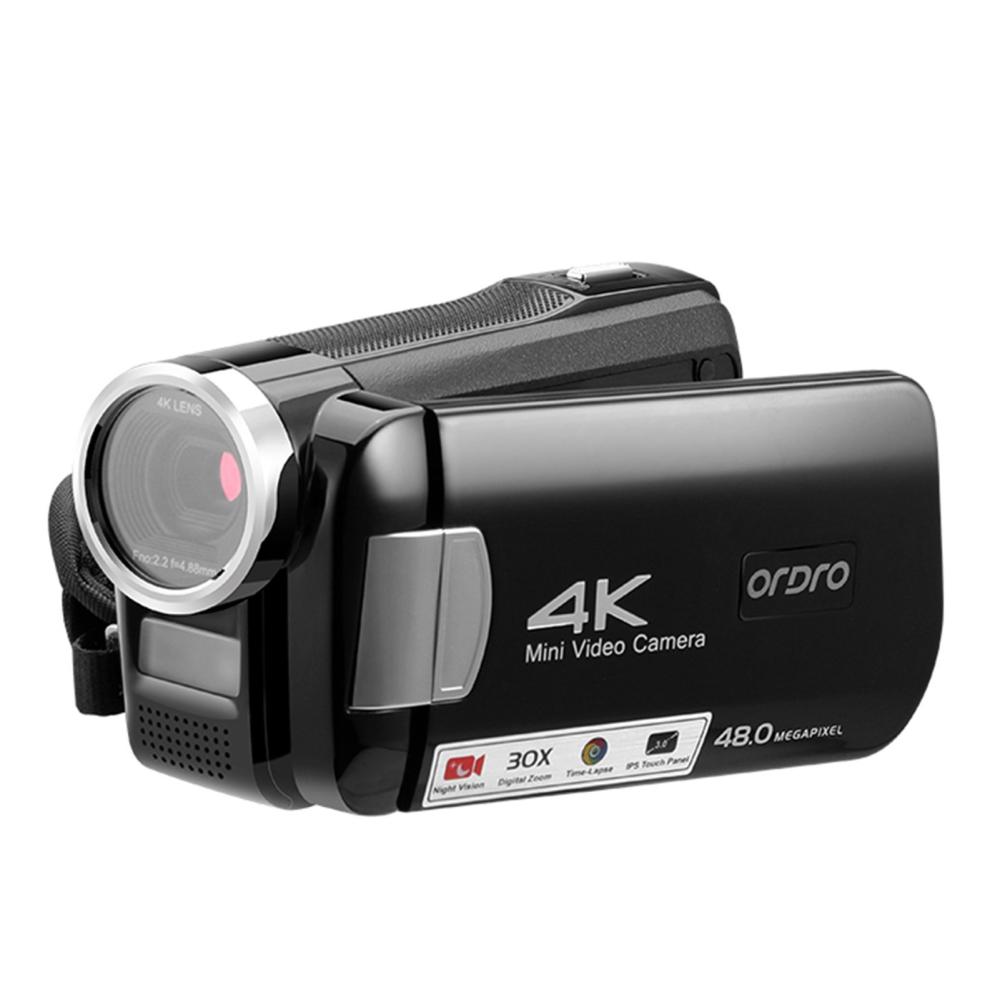 ORDRO AC2 4K Digital Video Camera Camcorder DV Recorder Black |   Digital Camcorders Cameras & Camcorders Black