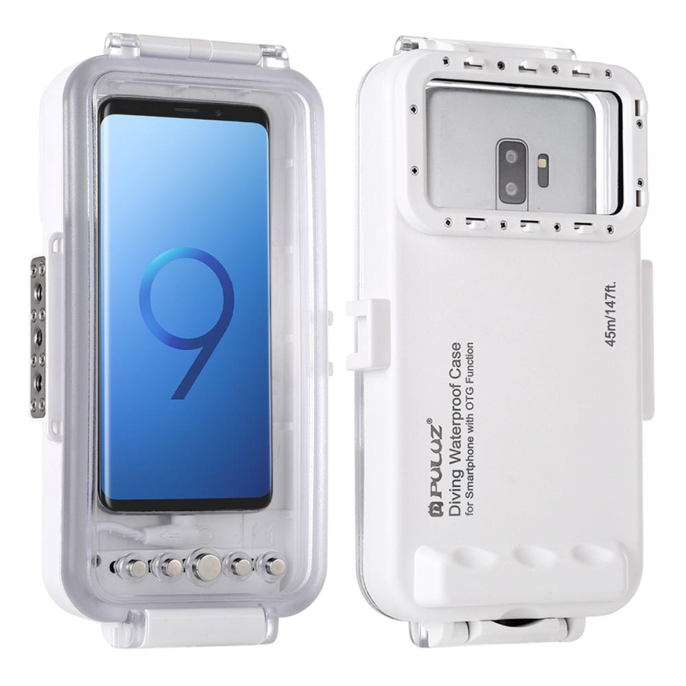 PULUZ 45M/147ft Waterproof Phone Case Diving Case White |   Protective Accessories Action Cameras & Accessories Protective Accessories