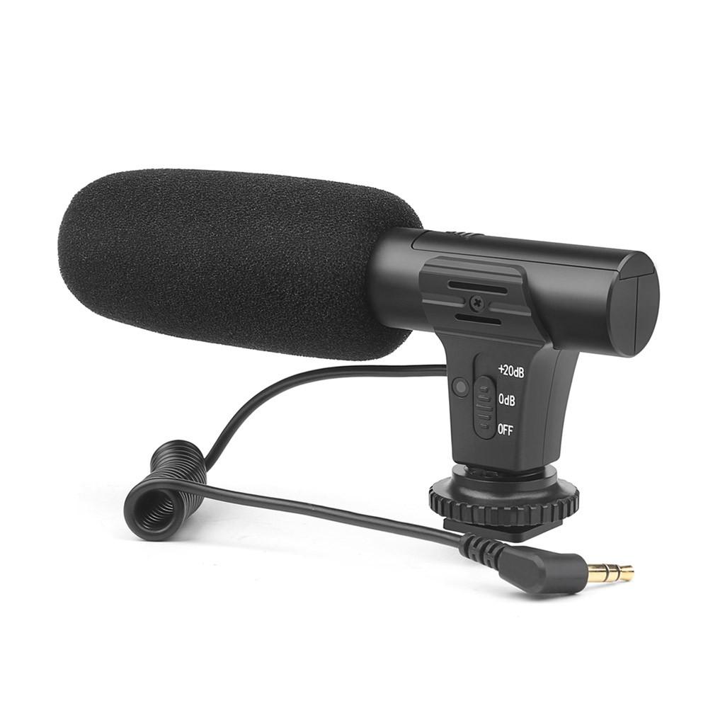 SHOOT XT-451 Portable Condenser Stereo Microphone Mic Black |   Other Camera Accessories Cameras & Camcorders Black