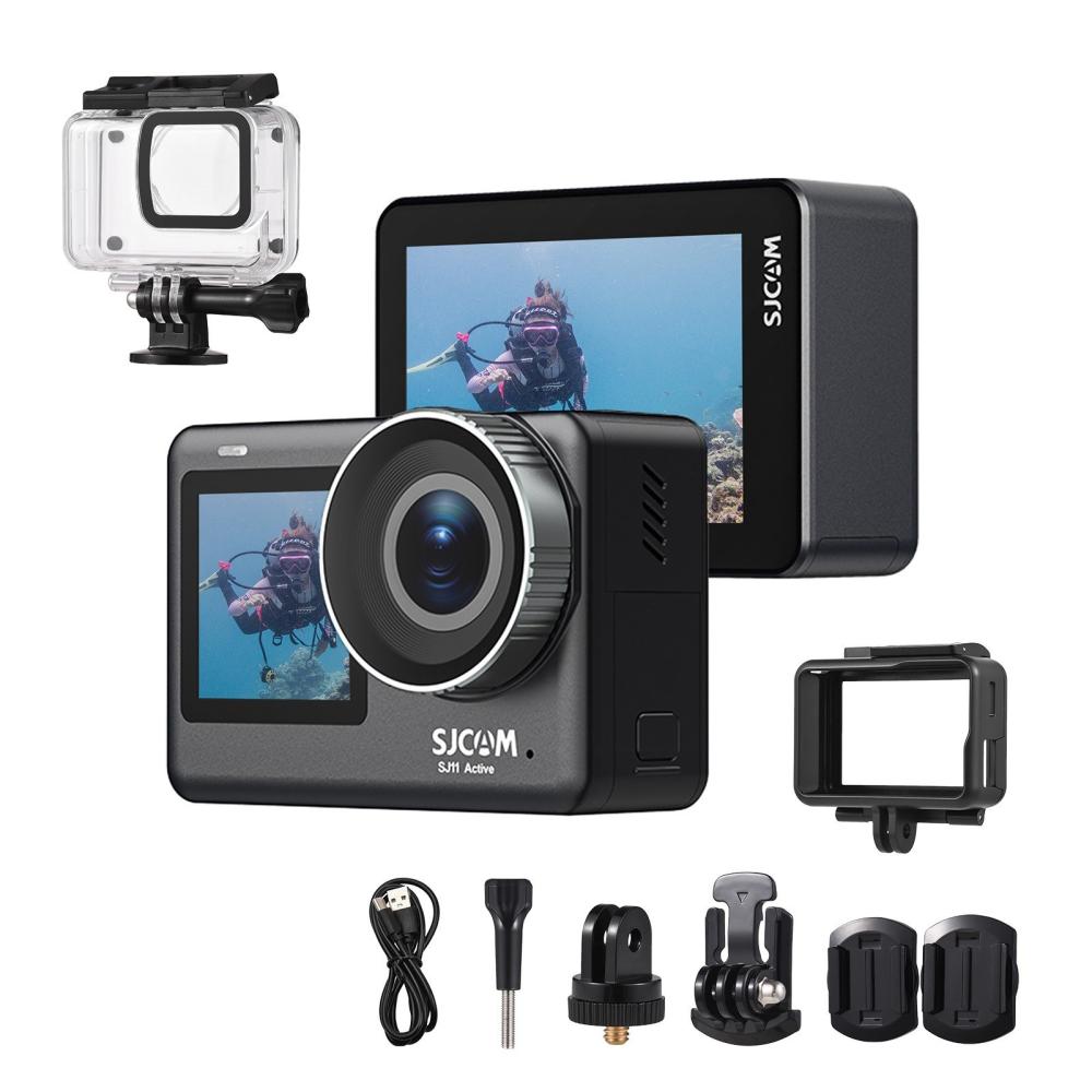 SJCAM SJ11 Active 4K 20MP Dual Touchscreen Action Camera Black |   Action Cameras Action Cameras Action Cameras