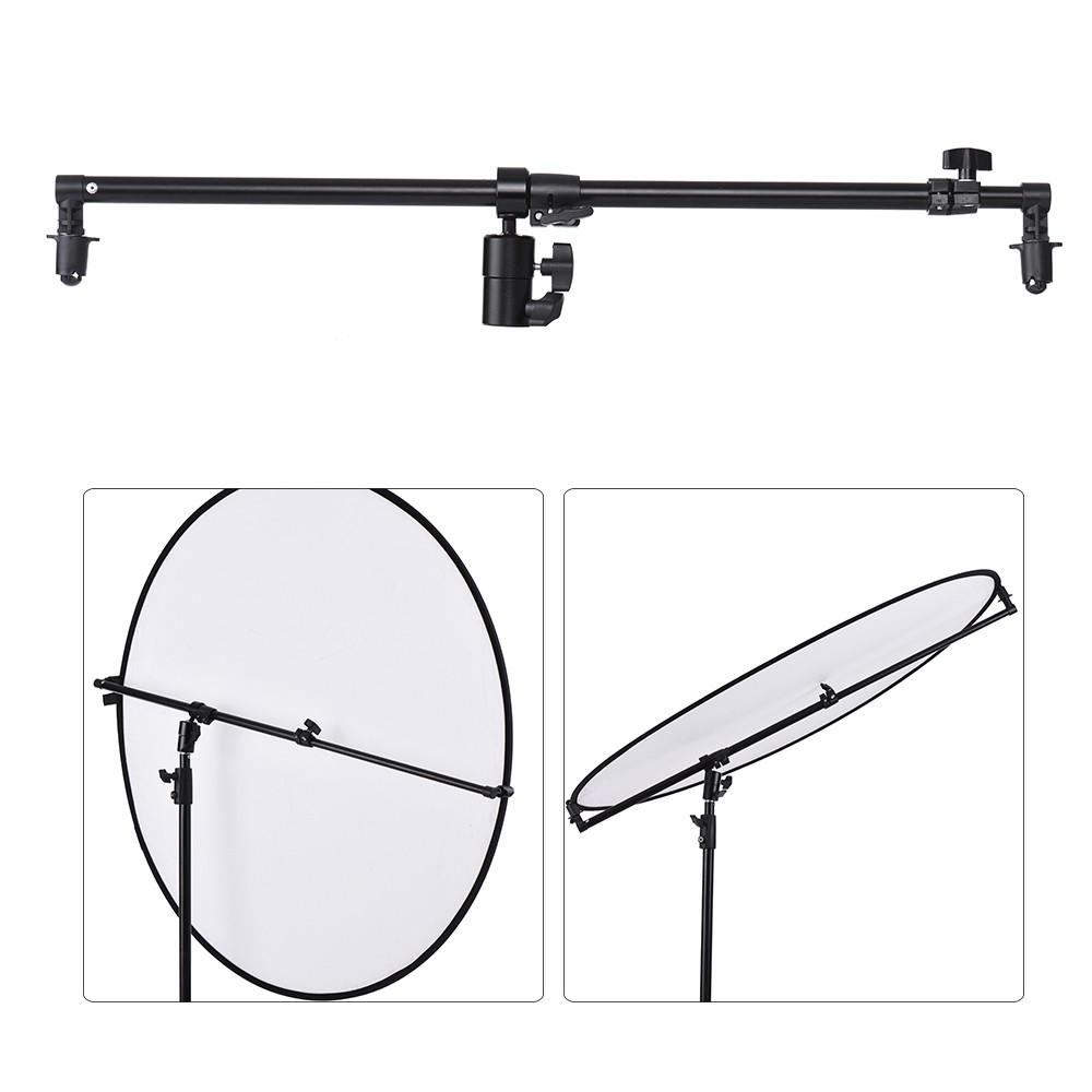 Studio Photo 360 Degree Swivel Head Reflector Holder Arm Black |   Reflectors & Accessories Reflectors & Accessories Black