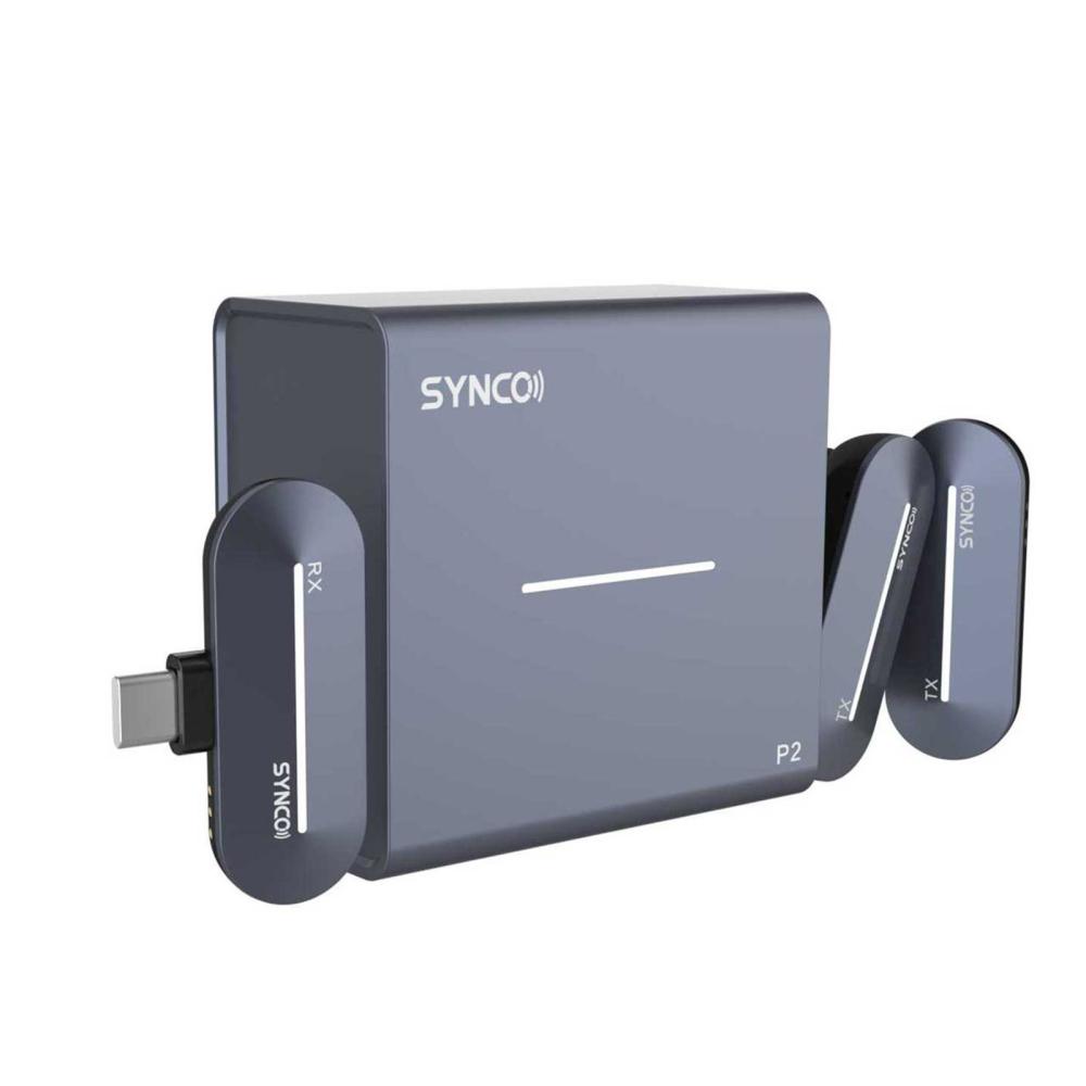 SYNCO P2T 1-Trigger-2 2.4G Wireless Microphone System Blue |   Other Studio Accessories Other Studio Accessories Blue