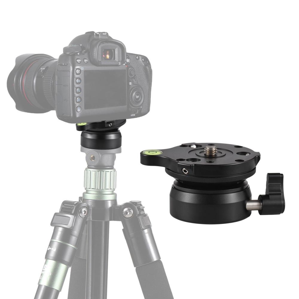 Tripod Leveling Base Photography Camera Tripod Head with 1/4 Inch Mounting Screw  |   Monopods & Support Monopods & Support Monopods & Support