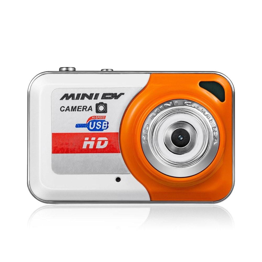 X6 Portable Ultra Mini High Denifition Digital Camera Mini DV Support 32GB TF Card with Mic Orange |   360 Degree Cameras 360 Degree Cameras 360 Degree Cameras