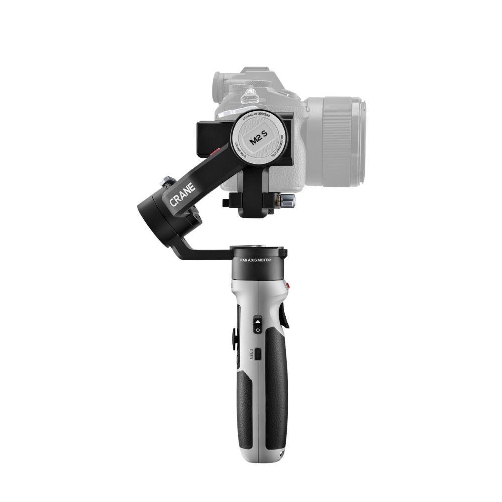 ZHIYUN CRANE-M2 S Compact Handheld 3-Axis Gimbal Stabilizer with LED Fill Light Built-in Battery PD Quick Charging for Smartphone Sports Camera Mirrorless Camera Black |   Other Camera Accessories Cameras & Camcorders Black