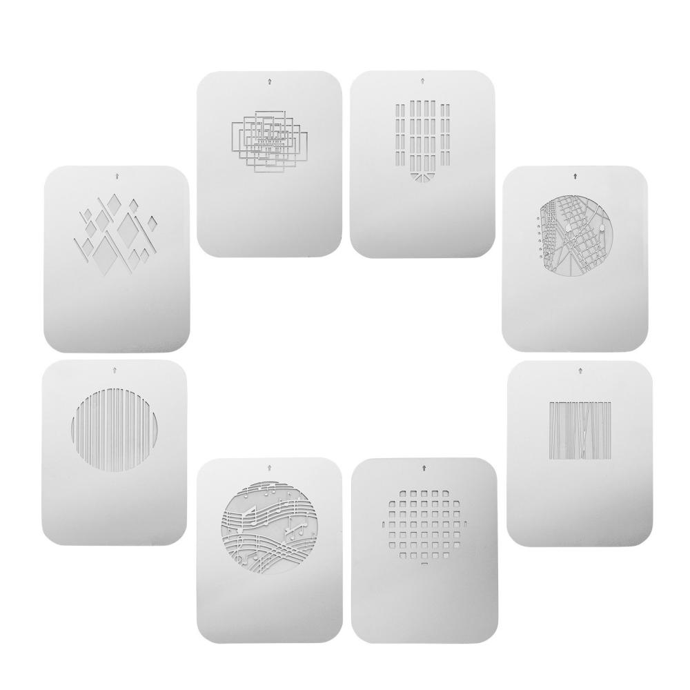 8pcs/set Gobos Graphics Cards Metal Plates with Hollow Patterns Type 1 |   Other Studio Accessories Other Studio Accessories Other Studio Accessories