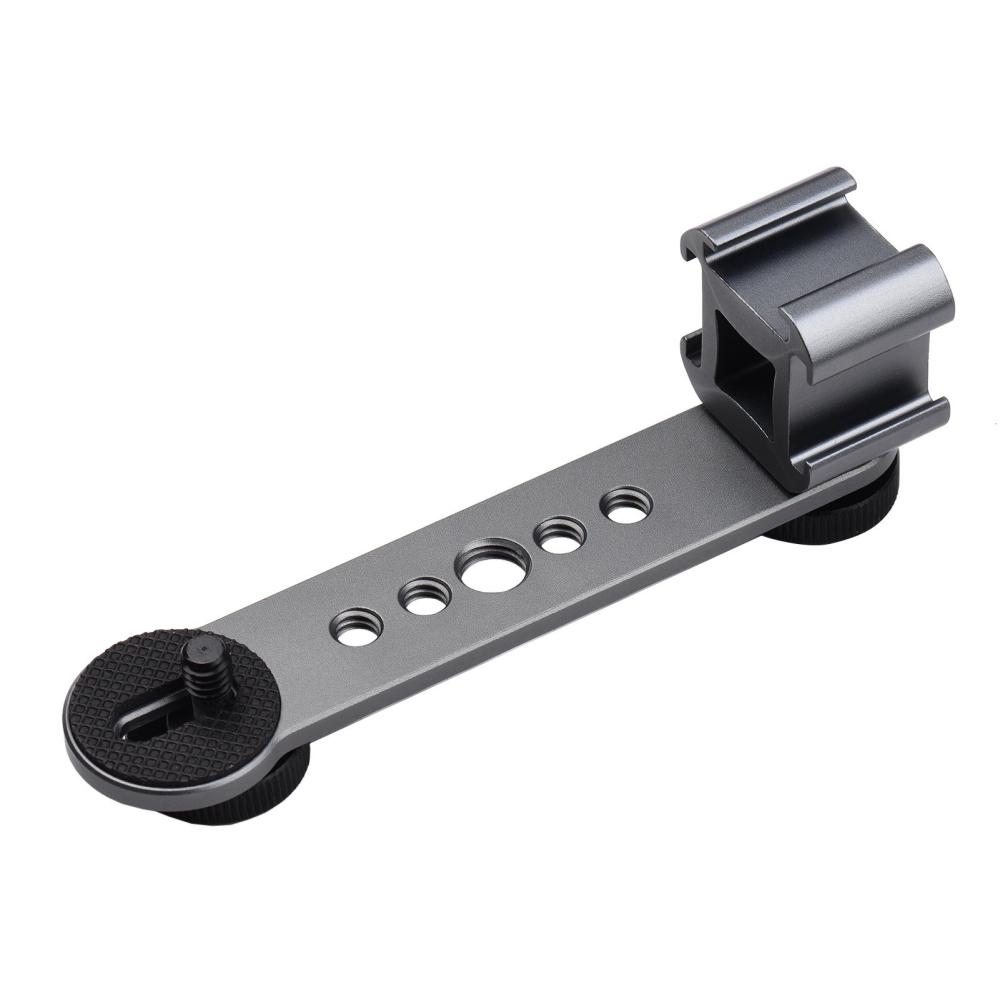 Triple Cold Shoe Mount Bracket Extension Bar Black |   Other Studio Accessories Other Studio Accessories Black